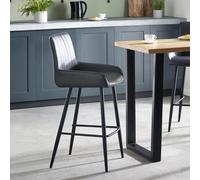 Soho Barstool with Back - Set of 2 - Black