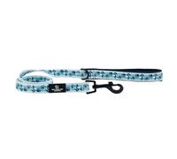 Ancol Soho Dog Lead in Nautical Pattern - Comfortable Pet Leash with Padded Handle and D Ring - 100% Recycled Fabric Puppy Accessory - 100 x 1.9cm