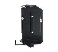 SoHo Dispensers Single Wall Mounted Soap Dispenser 500ml - Black Security Shower Bottle Holder for Bathrooms, Stainless Steel Wall Bracket for Shower Gel, Shampoo and Conditioner, Made in England