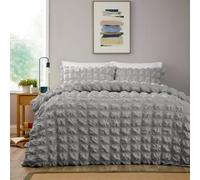 Soho Duvet Set In Grey - Double