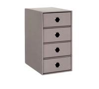 Soho Gray Taupe Box With 4 Drawers 250X175X320Mm | Rossler Soho