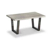 Soho Grey 85Cm Large Industrial Coffee Table - By Roseland Furniture