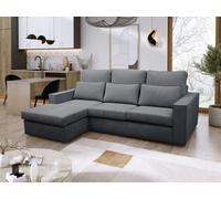 Soho High Back Left Hand Facing Corner Sofa Grey