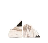 Soho Home Balfern petrified wood bookends - Neutrals OS