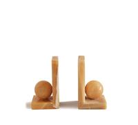 Soho Home Prato bookends, mango onyx - Neutrals OS