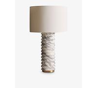 Soho Home Soho Home Casper Arabescato Corchia Linen and Marble Table Lamp 81cm Multi
