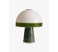 Soho Home Soho Home Cassie Glass and Marble Table Lamp 40cm Multi