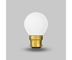 Soho Lighting 4W Watt 2800K Warm White B22 Bayonett Fitting Matt White G45 Golfball Dimmable Energy Saving LED Light Bulb | Stylish, Modern and Suitable for All Switch Types and Dimming, Long Lasting