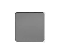 Soho Lighting Black Nickel Flat Plate Single Blank Plates Screwless