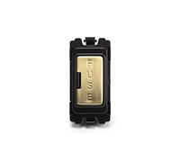 Soho Lighting Brushed Brass Fuse Unit Grid Module