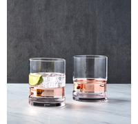Soho Set of 2 Glasses | Gold, Silver and Bronze | Home Bar Addition