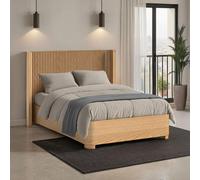 Soho Slatted Bed - Oak - 4ft 6in Double
