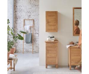Soho - Solid teak bathroom set Natural