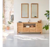 Soho - Solid teak storage unit 165 cm Natural