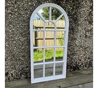 SOHO style Arched White Window Mirror White Wall Mirror Wall Art Deco Mirror