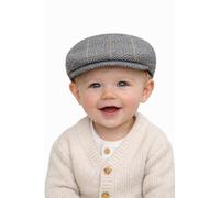 SOHOBABY Classic Tweed Wool Blend Flat Cap with Herringbone Design for Boys. Suitable for Babies and Toddlers. Comfortable, Stylish Occasions. (UK, Age, 0 Months, 12 Months, Design 2)