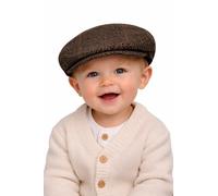 SOHOBABY Classic Tweed Wool Blend Flat Cap with Herringbone Design for Boys. Suitable for Babies and Toddlers. Comfortable, Stylish Occasions. (UK, Age, 12 Months, 24 Months, Design 3)