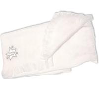 SOHOBABY™ Luxury Baby Boys & Girls Shawl, Baby Blanket, Suitable for Newborn, Infants and Toddlers, Breathable Soft and Warm, WHITE Acrylic Shawl I Love Mummy Embroidery (White)