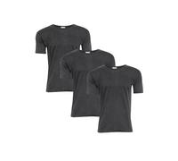 SOHOBABY™ Pack Of THREE Mens Grey Black White Thermal Long Johns Thermal Short Sleeve Tops (Grey, Large (41-43 inches))