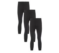SOHOBABY™ Pack of Three Mens Grey Black White Thermal Long Johns Thermal Trousers Underwear (UK, Alpha, XL, Regular, Regular, Black)