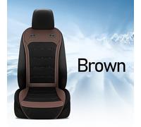 Sohodoo 24 Airflow Outlets, Breathable Car Cooler Cushion - High-Speed Fans, 5-Second Chill, Secure Fit, Ideal for Long Drives(Brown)