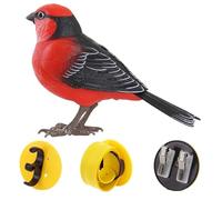 Sohodoo Artificial Birds - Electric Interactive Toy With Sound Simulation | Light & Voice Control, Tree Ornaments, Outdoor Decorations For Kids, Pet Supplies(E)