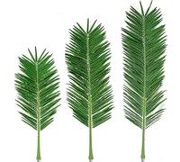 Sohodoo Artificial Coconut Palm Leaf, Large Faux Tropical Plant in Galvanized Steel Stand for Home, Wedding & Event Decor(9 pcs,1.8m 70.86in)
