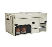 Sohodoo Car Boot Storage Organizer 60L/30L - Foldable Design with Durable Oxford Cloth, Large Capacity for Camping, Fishing(Grey,S)