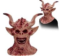Sohodoo Devil Halloween headgear one-piece red devil Satan devil horn headgear(A)