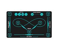Sohodoo Hockey Mat - Non Slip Stickhandling, Duraable Training Pad | Skill Development Equipment Athletes(E,50-80cm)