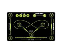 Sohodoo Hockey Mat - Non Slip Stickhandling, Duraable Training Pad | Skill Development Equipment Athletes(F,50-80cm)