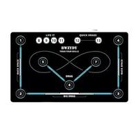 Sohodoo Hockey Mat - Non Slip Stickhandling, Duraable Training Pad | Skill Development Equipment Athletes(A,40-60cm)