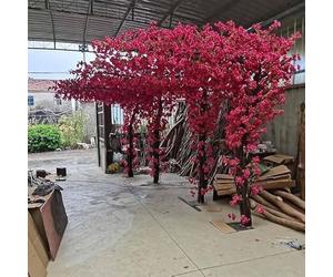 Sohodoo Large Pink Artificial Bougainvillea Tree Artificial Tree for Landscape and Venue Decoration - Outdoor Indoor Use(1.8mx1.5m)