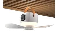 Sohodoo LED Hanging Ceiling Fan with Remote & Timer