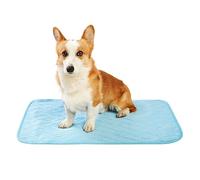Sohodoo Pressure activated cooling pad! Dog and cat heatstroke prevention ice pad, foldable car sofa multi-purpose, five poisons(Blue,70-100cm)