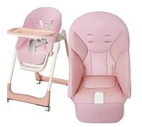 Sohodoo Washable High Chair Seat Cushion - Hypoallergenic PU, Non-Slip, Foldable, Comfort Support for Infant & Toddler Meals(A)