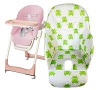 Sohodoo Washable High Chair Seat Cushion - Hypoallergenic PU, Non-Slip, Foldable, Comfort Support for Infant & Toddler Meals(M)