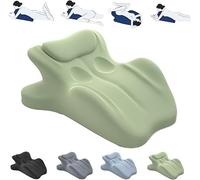 Sohodoo Wedge Pillow for Couples 27 Degree, Ergonomic Positioning Pillow, High Density Memory Foam Cushion for Back, Legs(Green)