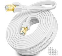Soibke Ethernet Cable 18m, Cat 8 Long Internet Cable 18m High Speed