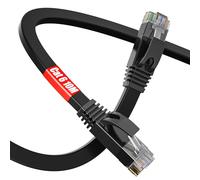 Soibke Long Ethernet Cable 10m, Cat 6 Ethernet Internet Cable 10m High Speed, Flat Network Cable 10 meter, Cat 6 Lan Cable UTP For Home/Router/Switch/Modem/PS4/5/PC/XBOX(10 Clips)