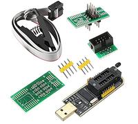 SOIC8 SOP8 Flash Chip IC CH341A USB Programmer Flash BIOS Chip USB Programmer Module (SB Programmer+SOP8 Clip+Adapter)