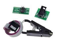 SOIC8 SOP8 Test Clip 93CXX/25CXX/24CXX In-circuit Programming On USB Programmer TL866CS TL866A EZP2010 Encoder Module(With 2pcs Board)