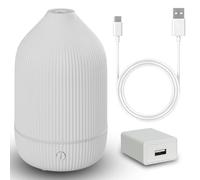 SOICARE Small Essential Oil Diffuser, 100ML Mini Aromatherapy With USB Cable & Adapter, 7 Color Changing USB Powered Aroma Scent for Home/Room/Office/Travel/Gift
