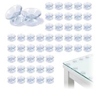 Soiftra 50pcs Double Sided Suction Cups,Slip-Proof Sucker Pads