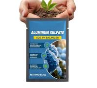 Soil Acidifier - Aluminum Sulfate Soil Acidifier For Turn Hydrangea Blue, 100g Hydrangea Blueing Plant Acidifiers, PH Adjustment Amendments Hydrangeas, For Plants, Pond, Flower Beds