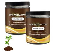 Soil Activated,Bone Meal Fertilizer,Dirt Health Booster,Liquid Fertilizer for Plants,Organic Soil Activator & Plant Fertilizer for Raised Garden Beds,Potting Mix,and Seedling Compost (120g*2)