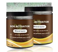Soil Activated Treasure Soil, 2025 New Organic Soil Activator & Plant Fertilizer for grass,Raised Garden Beds, Potting Mix, and Seedling Compost Prevent Compaction, Promote Plant Rooting (60g+120g)