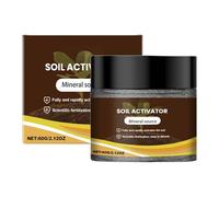 Soil Activator For Plants, 60g Natural Seaweed-Based Fertiliser, Organic Soil Improver For Houseplants, Vegetables, Flowers & Evergreen Trees, Root Growth Stimulant For Quick Start Planting