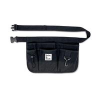 Soil and Sun Black Utility Belt Pouch - Size Adjustable Garden Apron for Women with Pockets - Durable Canvas Garden Tool Belt for Women - Multi-Pocket Waist Caddy Gardening Belt
