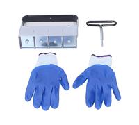 Soil Blocker 4 X 2in Manual Quad Soil Block Maker Hand Held Mold for Seedings Cuttings Durable Steel Construction Ergonomic Handle